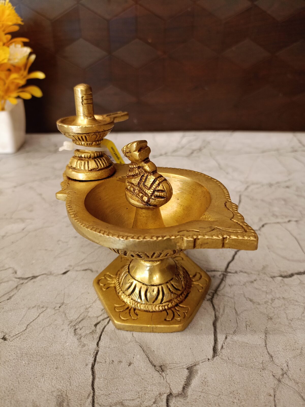 brass pradhosha diya pooja gift vgocart coimbatore india1 scaled