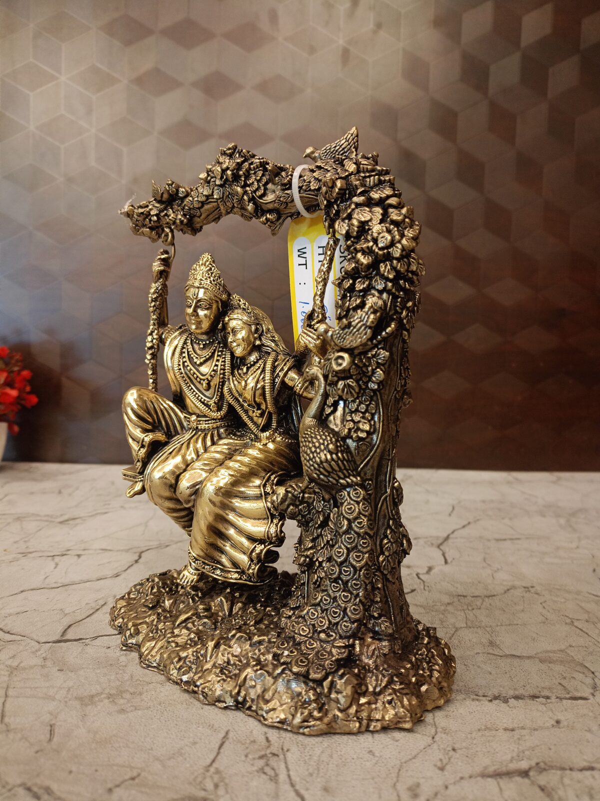 brass radha krishna idol pooja gift vgocart coimbatore india scaled