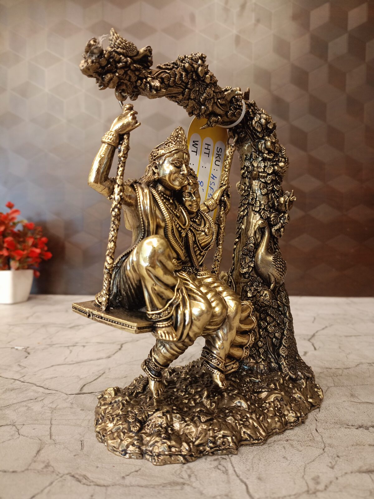 brass radha krishna idol pooja gift vgocart coimbatore india1 scaled