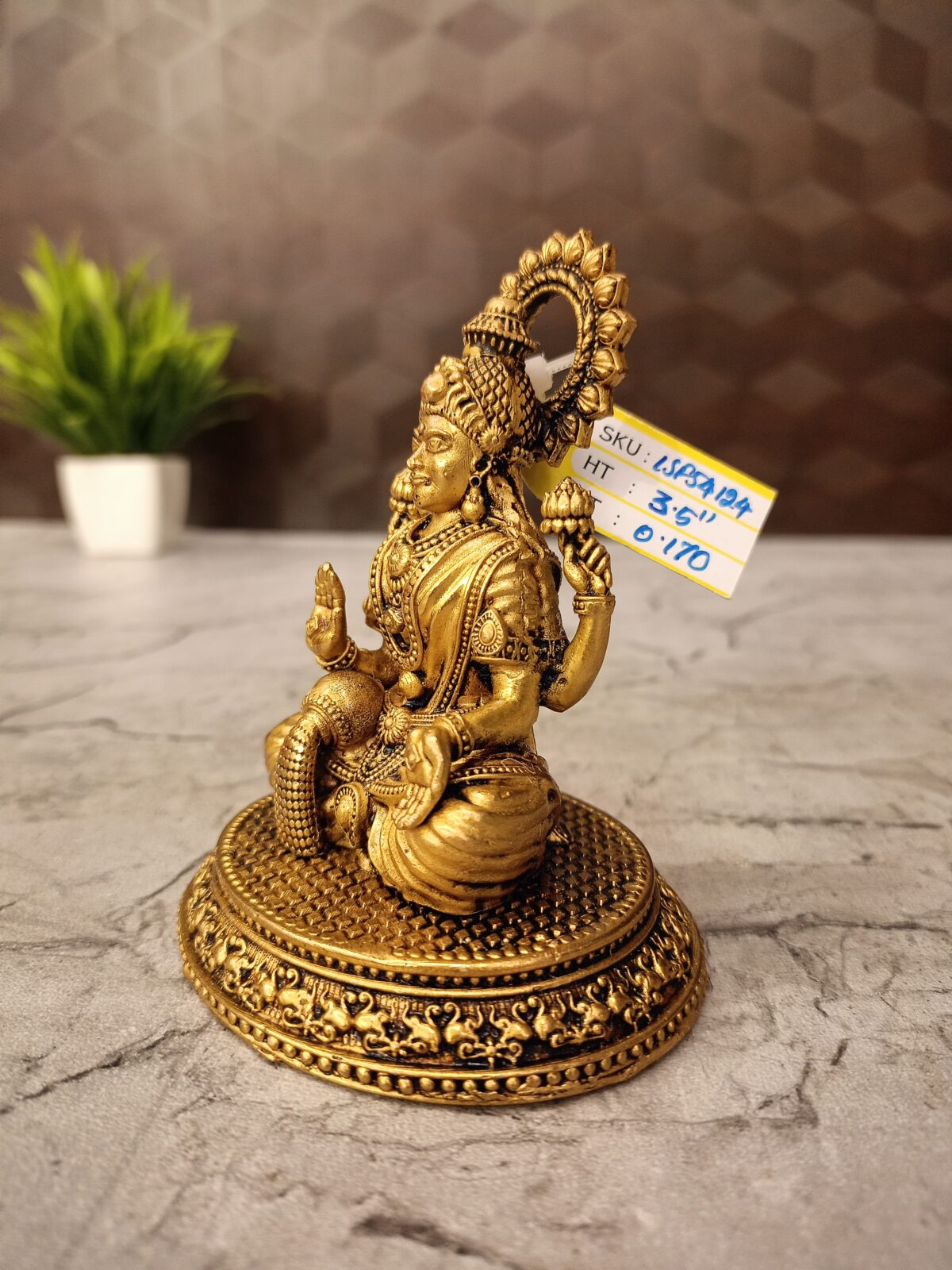 brass round base lakshmi statue pooja gift vgocart coimbatore india12 scaled