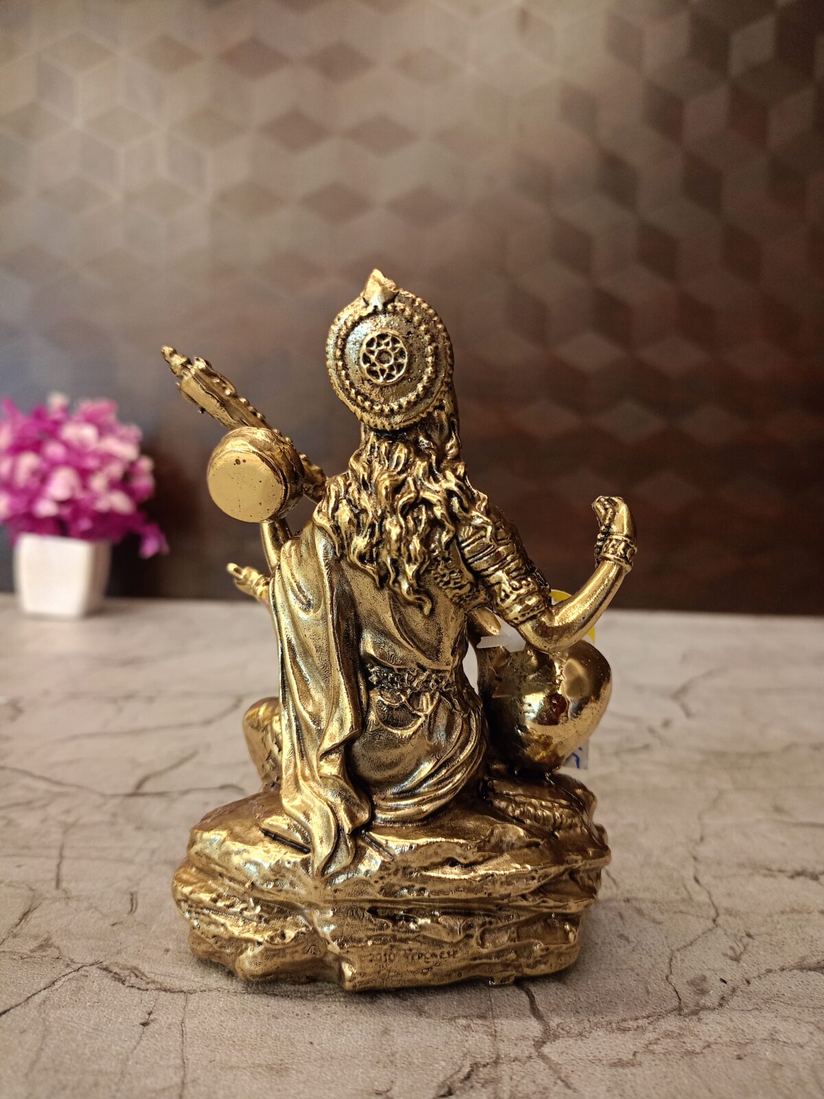 brass saraswathi idol pooja gift antique handicraft idol coimbatore india4 scaled