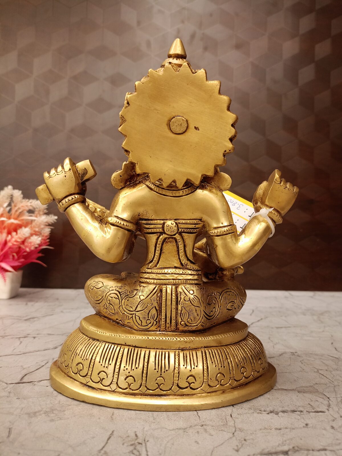 brass saraswathi idol pooja gift antique handicraft idol vgocart coimbatore india3 scaled