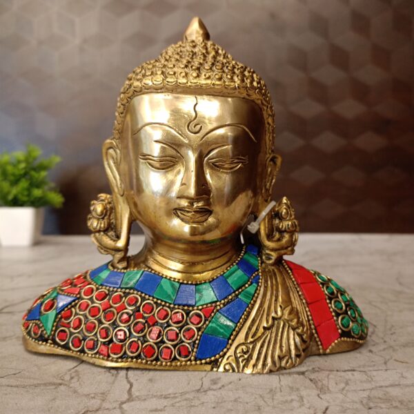 brass stone buddha idol pooja gift vgocart coimbatore india