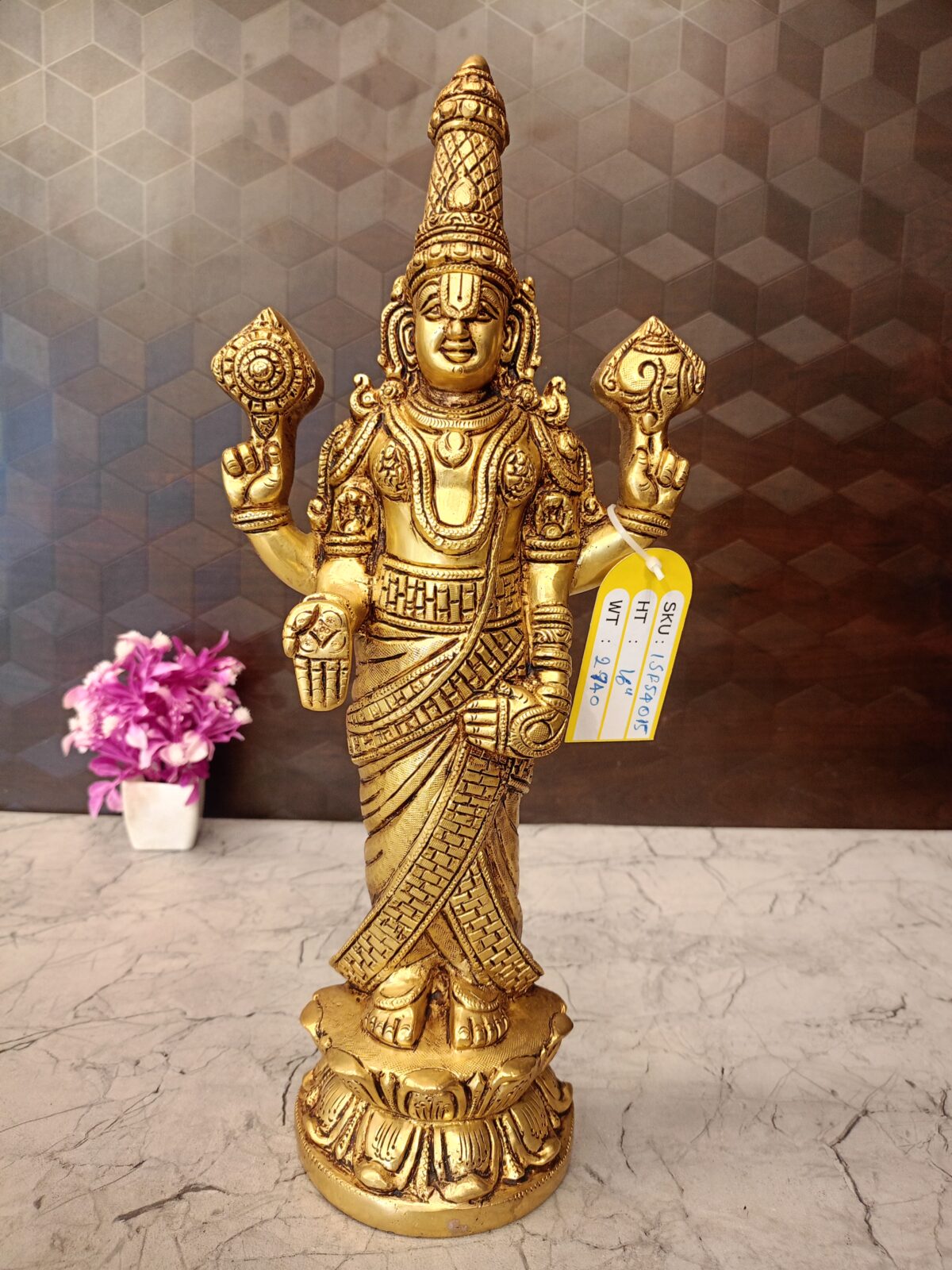 brass wall mount balaji pooja gift vgocart coimbatore india scaled