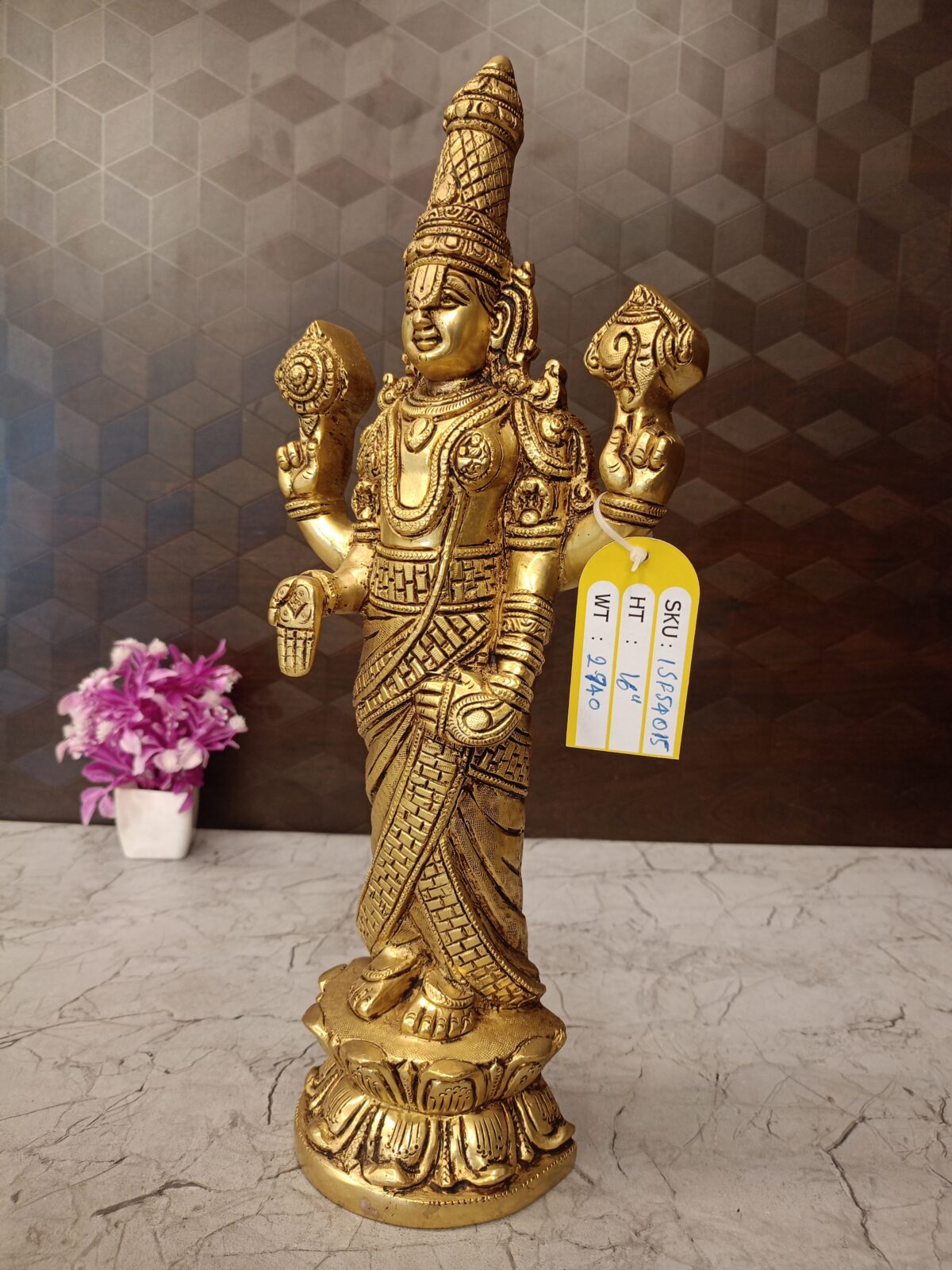 brass wall mount balaji pooja gift vgocart coimbatore india1 scaled