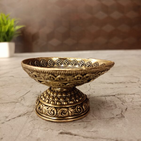 Brass Fine art Agal Diya Usage 