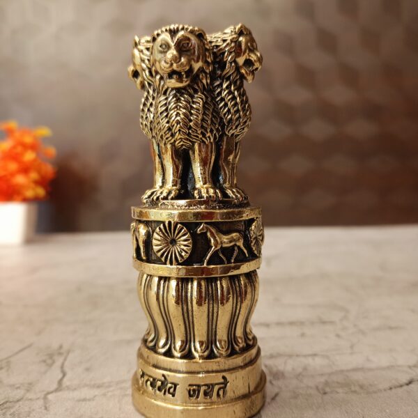 Buy Brass Fine Art Ashoka Pillar at Best Price For Gifts Coimbatore,India