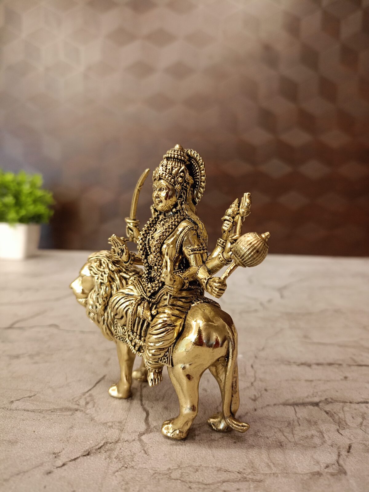 buy brass fine art durgai amman idol antique best price showroom coimbatore 2 scaled