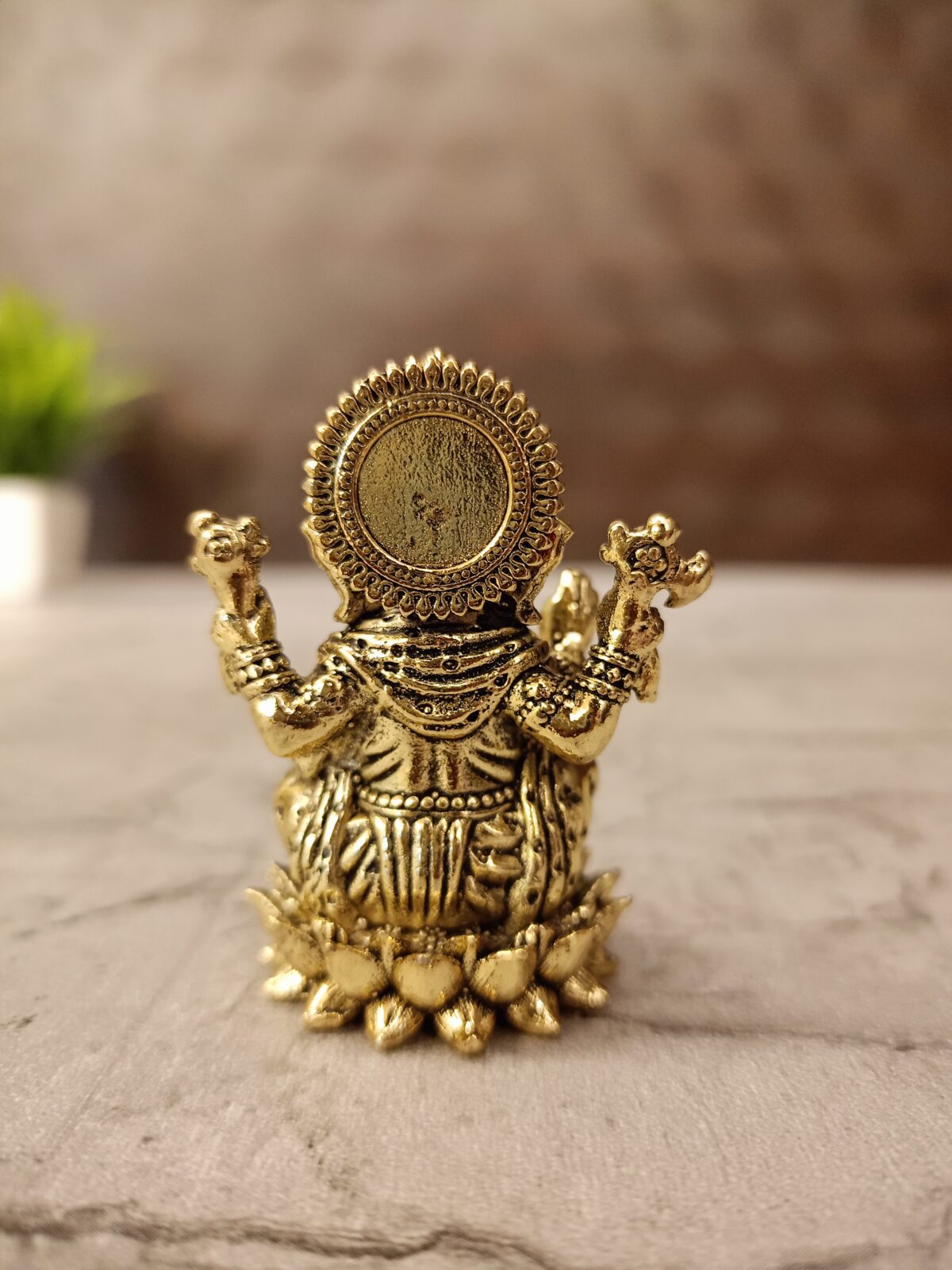 buy brass fine art ganesha on lotus base antique idol shop coimbatore 1 scaled