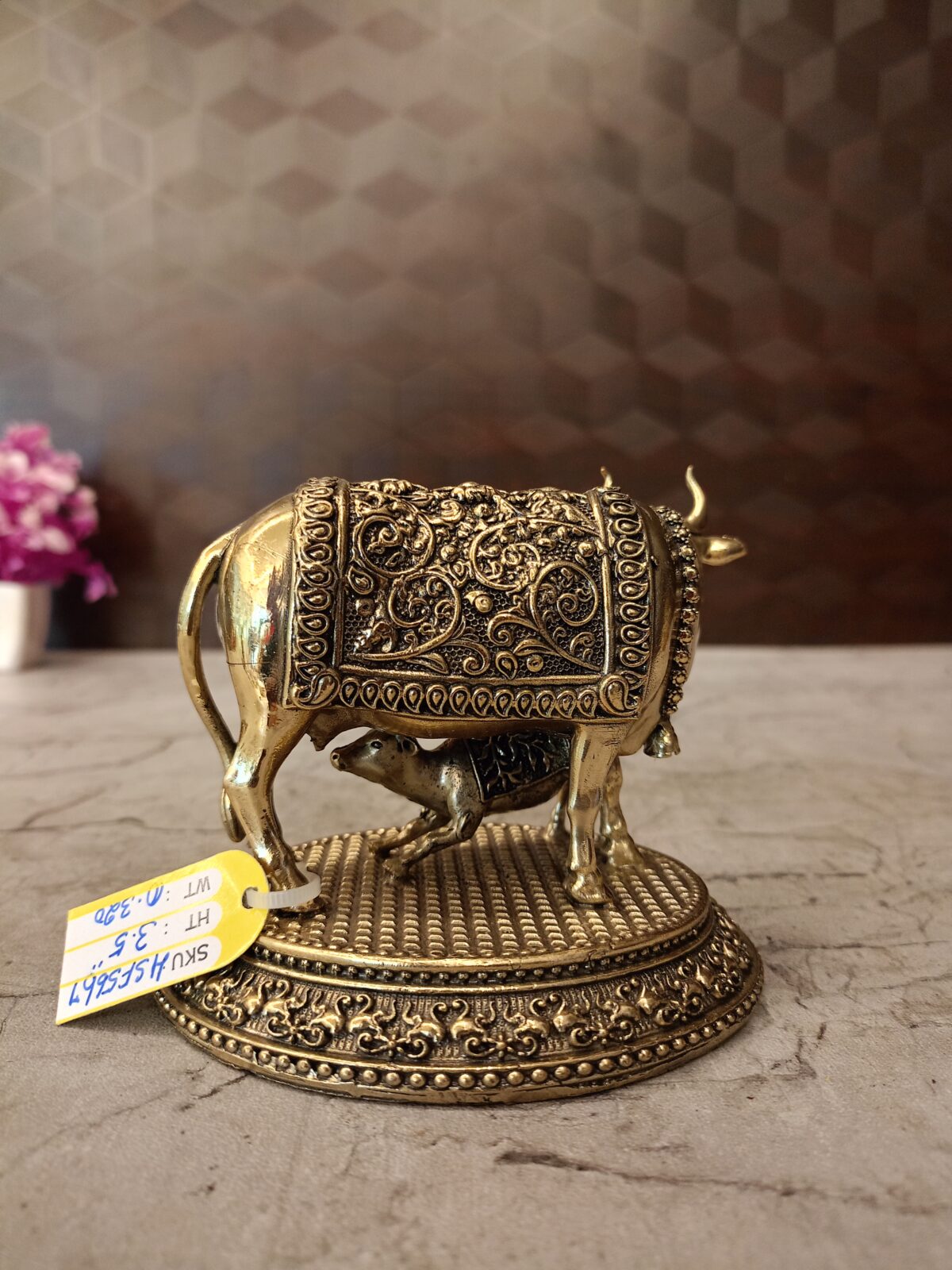 buy brass fine art gomatha idol antique gift shop best price coimbatore 1 scaled