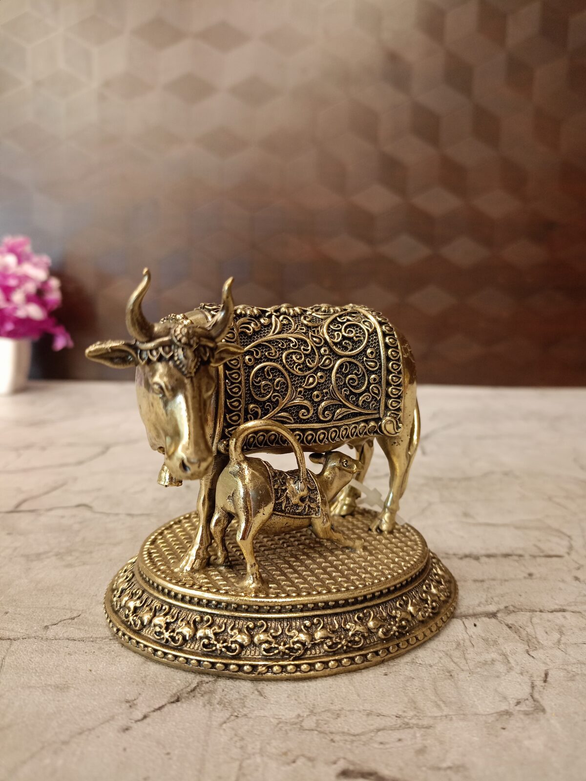 buy brass fine art gomatha idol antique gift shop best price coimbatore 2 scaled