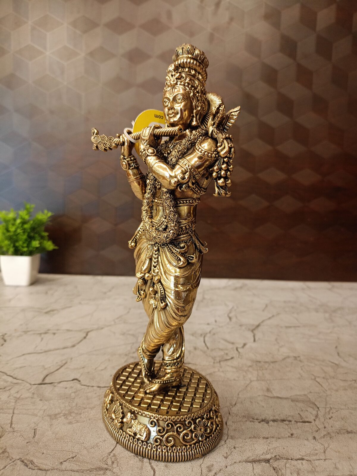 buy brass fine art krishna idol antique shop coimbatore 2 scaled
