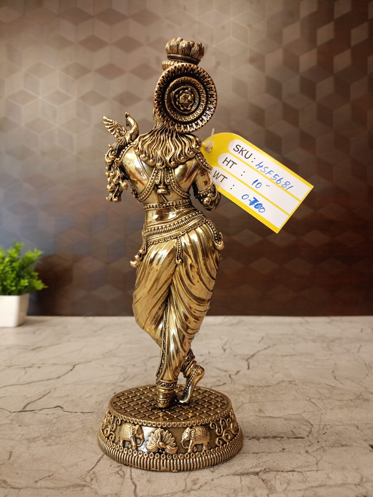 buy brass fine art krishna idol antique shop coimbatore 4 scaled