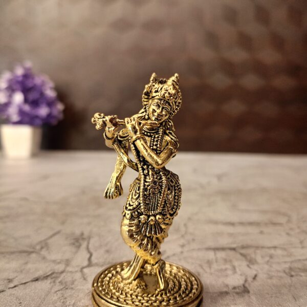 Brass Fine art Krishna