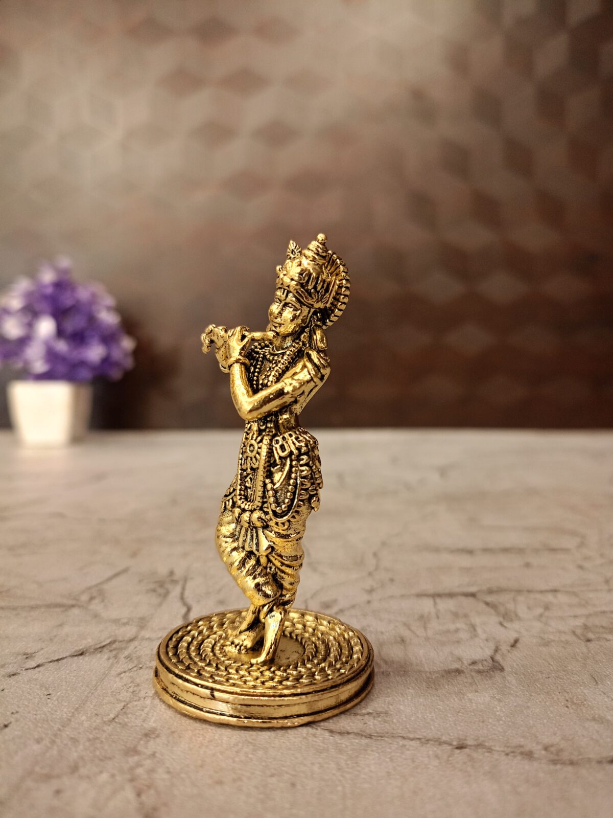 buy brass fine art krishna idol antique showroom best price coimbatore 2 scaled