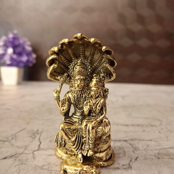 Brass Fine art Lakshmi Narashimar