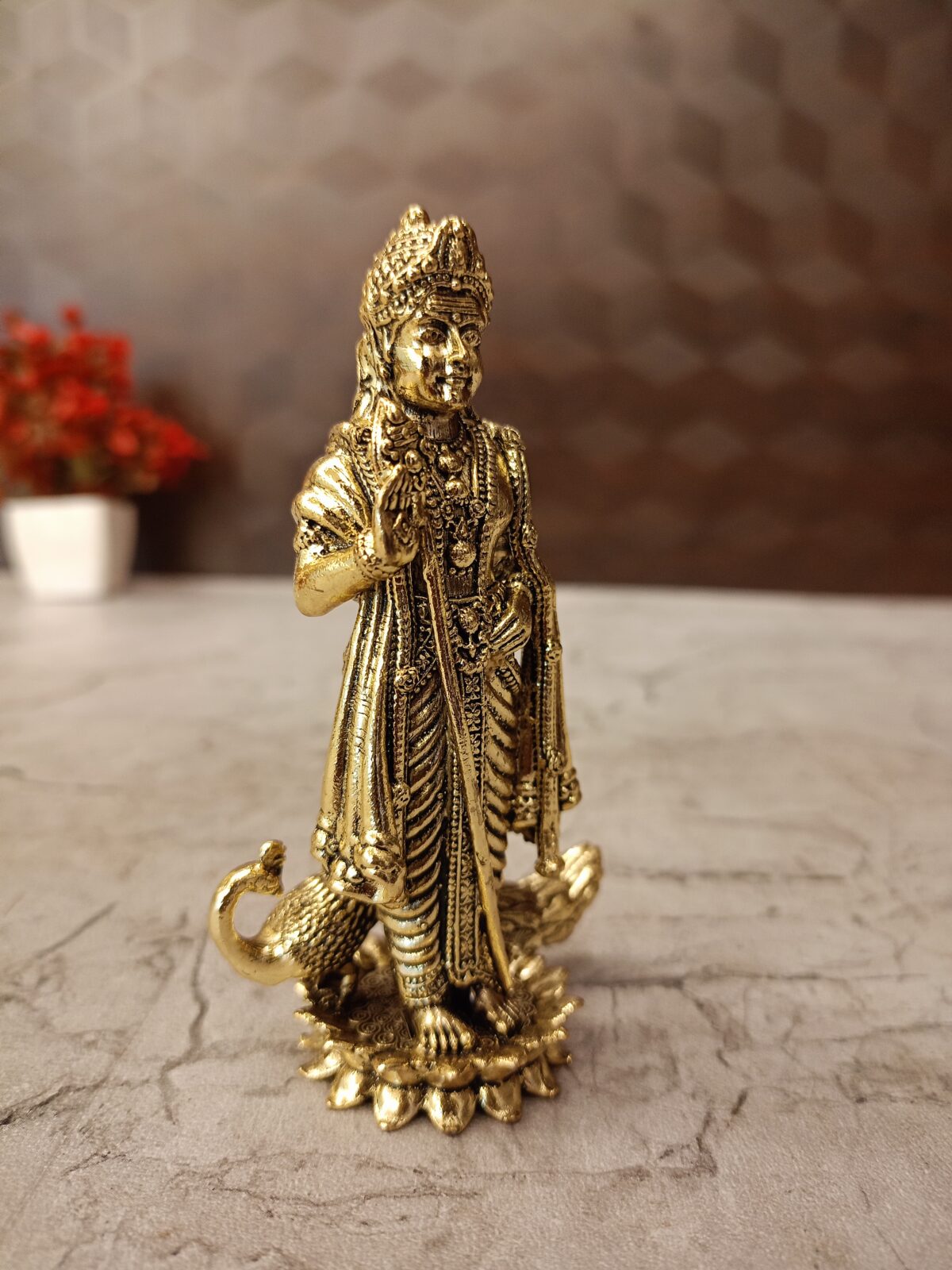 buy brass fine art murugan on lotus best price antique shop coimbatore 3 scaled