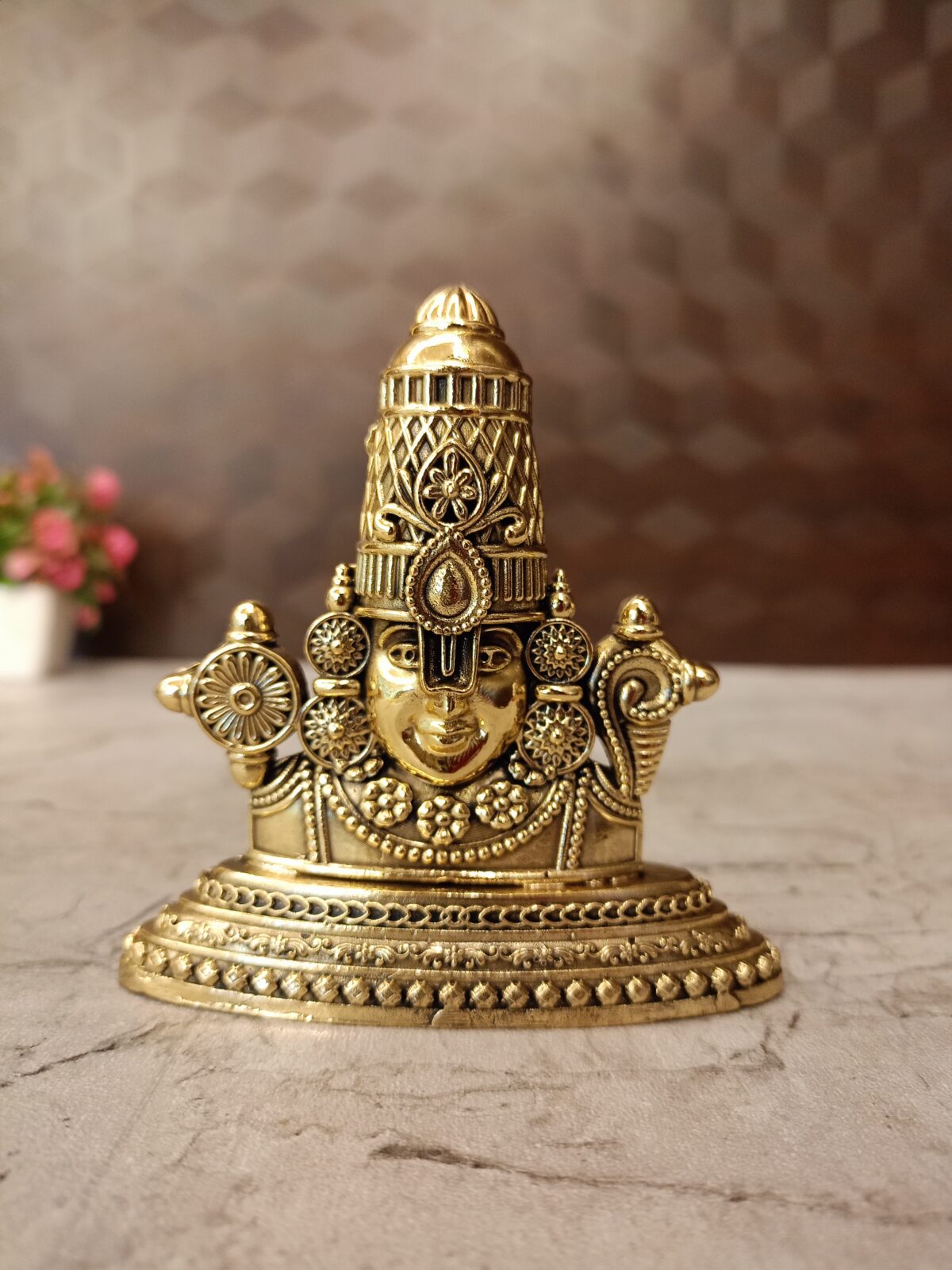 buy brass fine art perumal face idol antique best price shop coimbatore 3 scaled