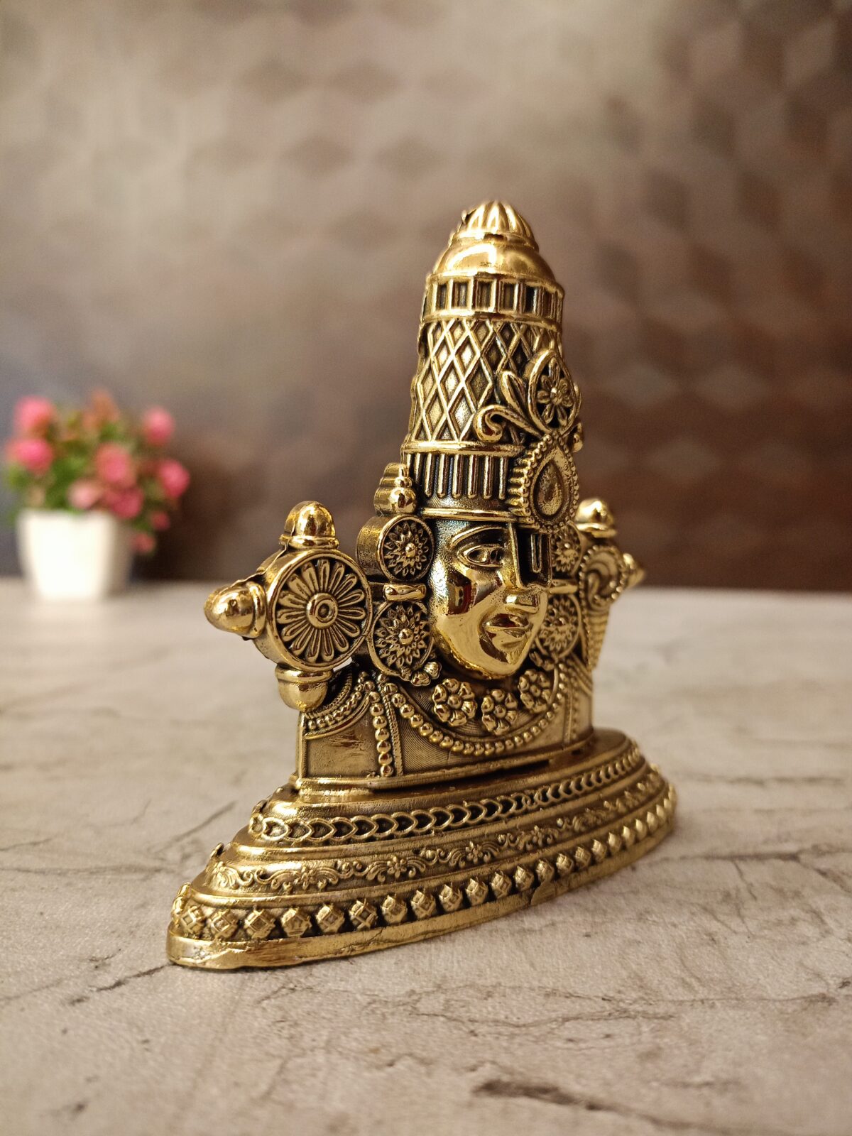 buy brass fine art perumal face idol antique best price shop coimbatore 4 scaled