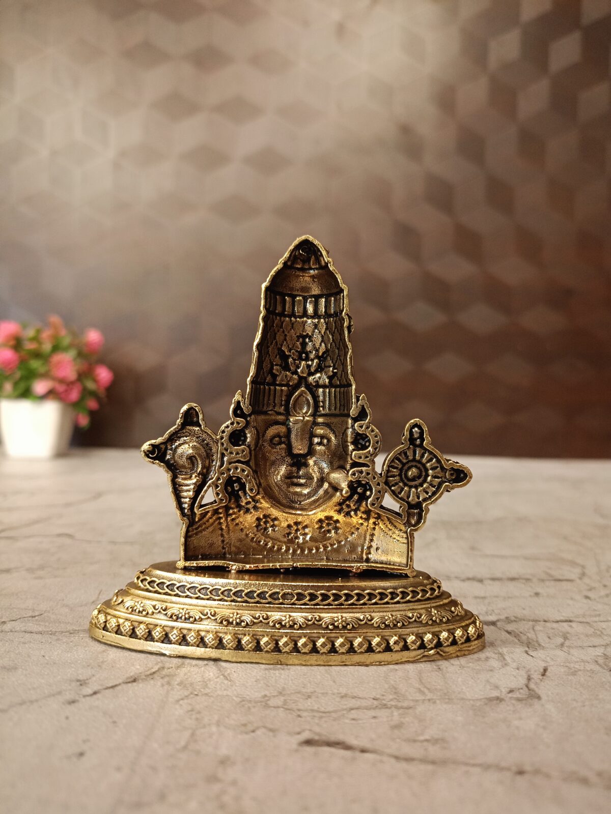 buy brass fine art perumal face idol antique best price shop coimbatore 5 scaled