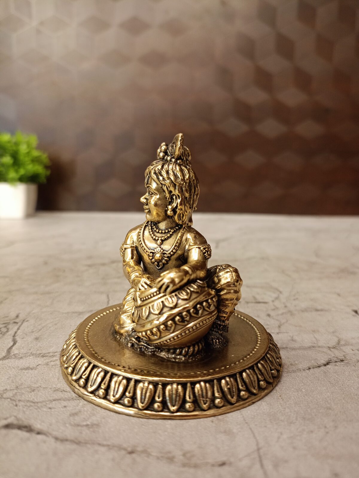 buy brass fine art vennai krishna antique idols shop coimbatore 2 scaled
