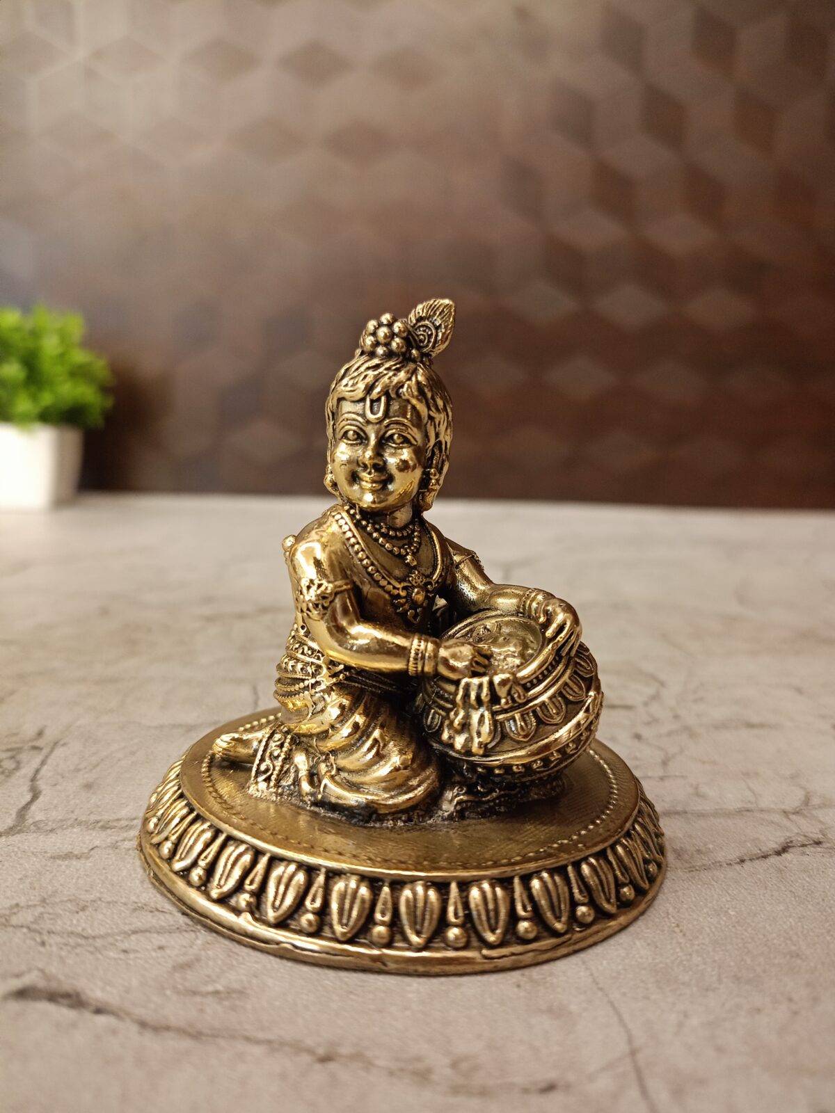 buy brass fine art vennai krishna antique idols shop coimbatore 3 scaled