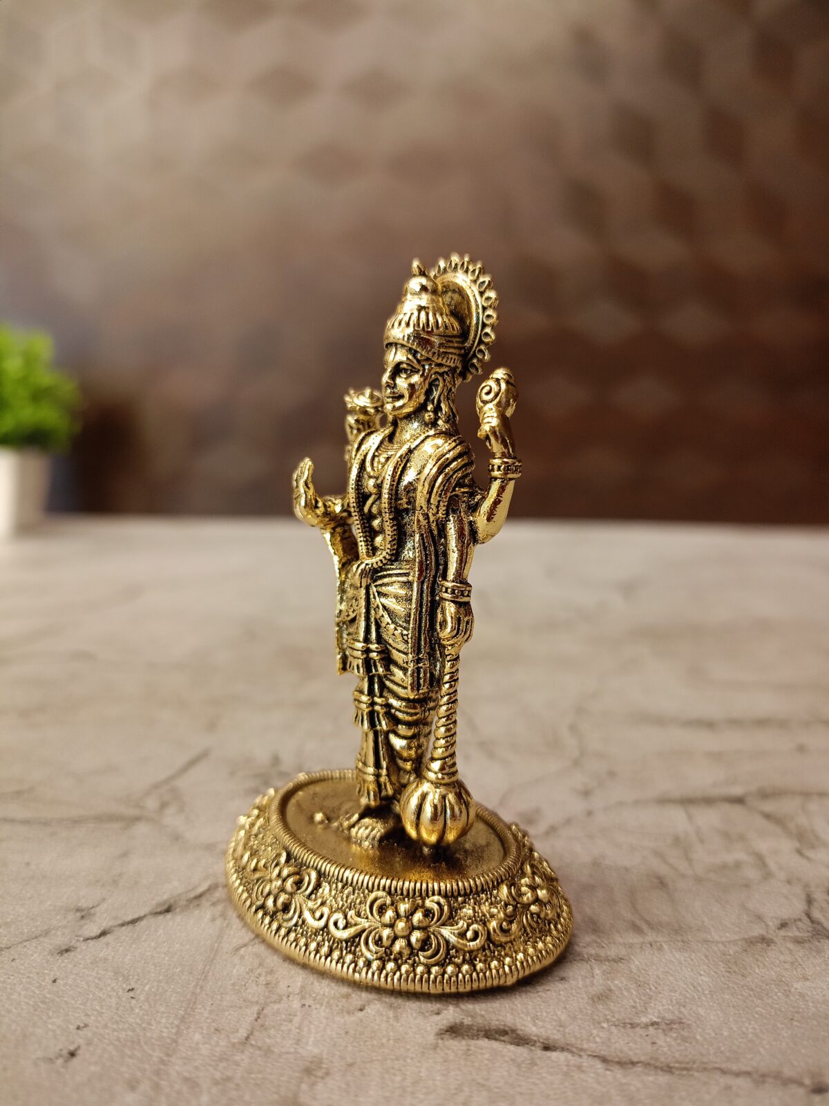 buy brass fine art vishnu idol antique idol shop coimbatore 1 scaled