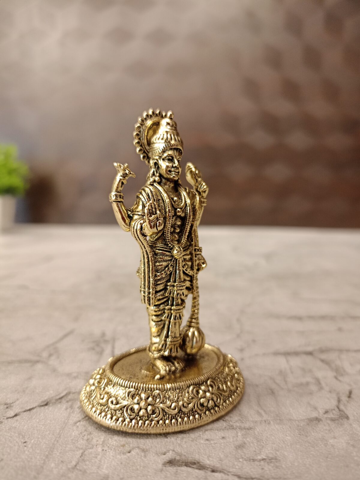 buy brass fine art vishnu idol antique idol shop coimbatore 2 scaled