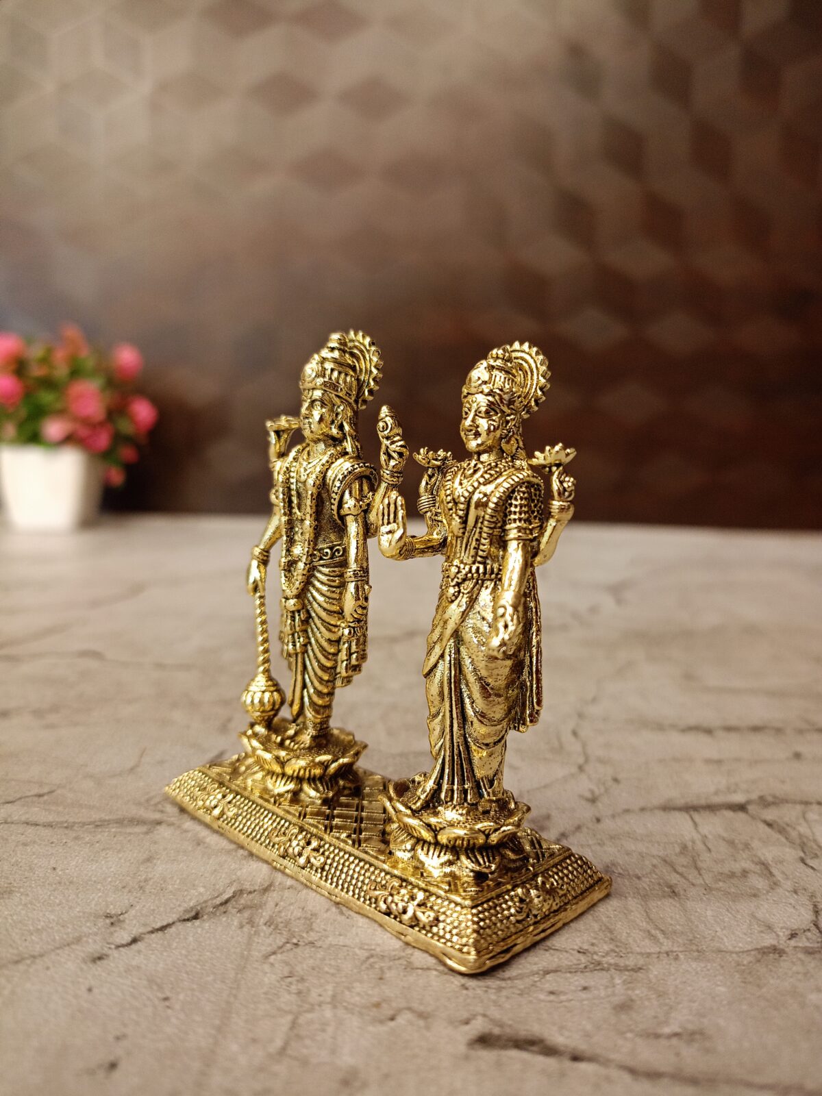 buy brass fine art vishnu lakshmi antique idols best price coimbatore 1 scaled