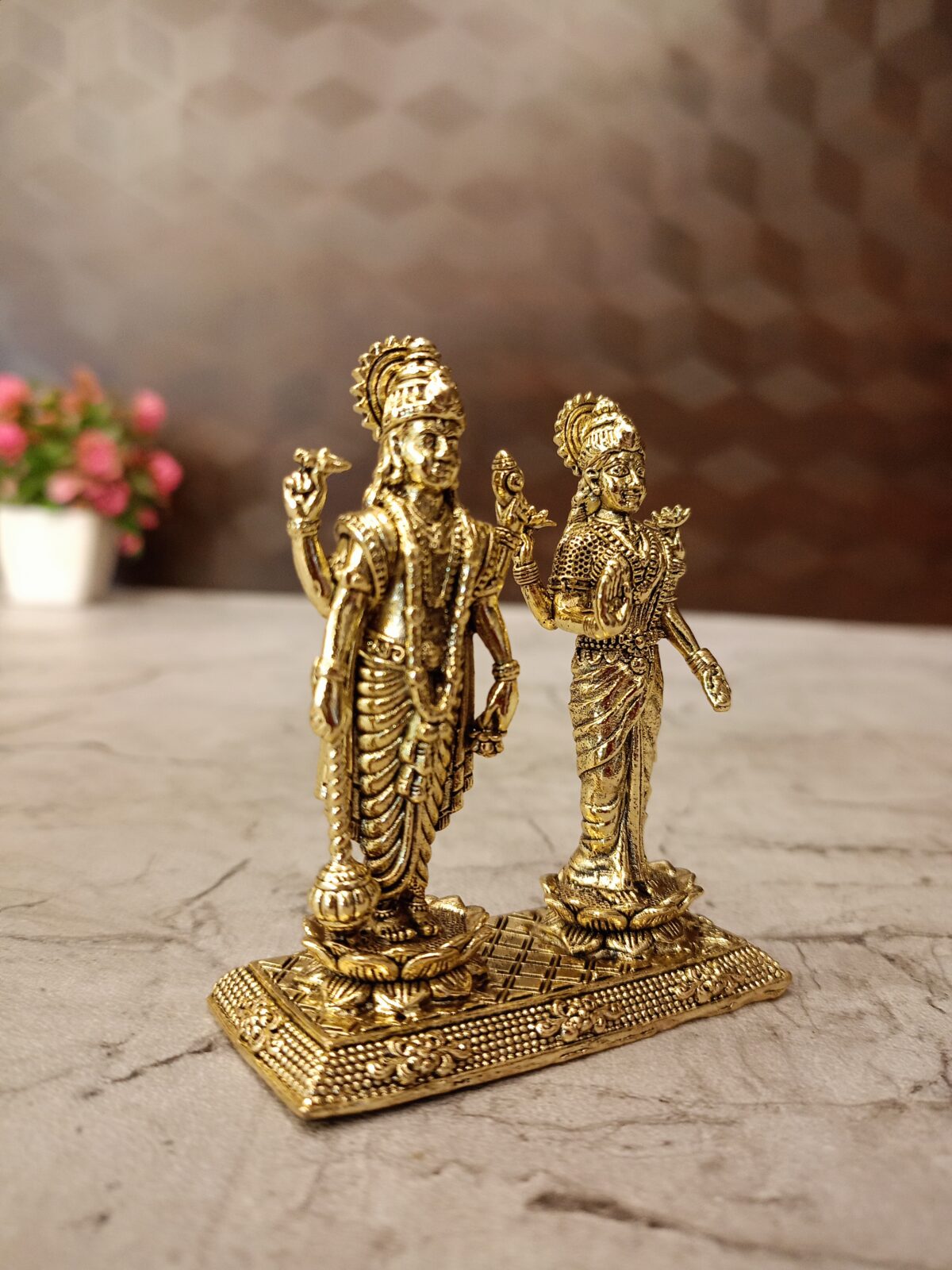 buy brass fine art vishnu lakshmi antique idols best price coimbatore 2 scaled