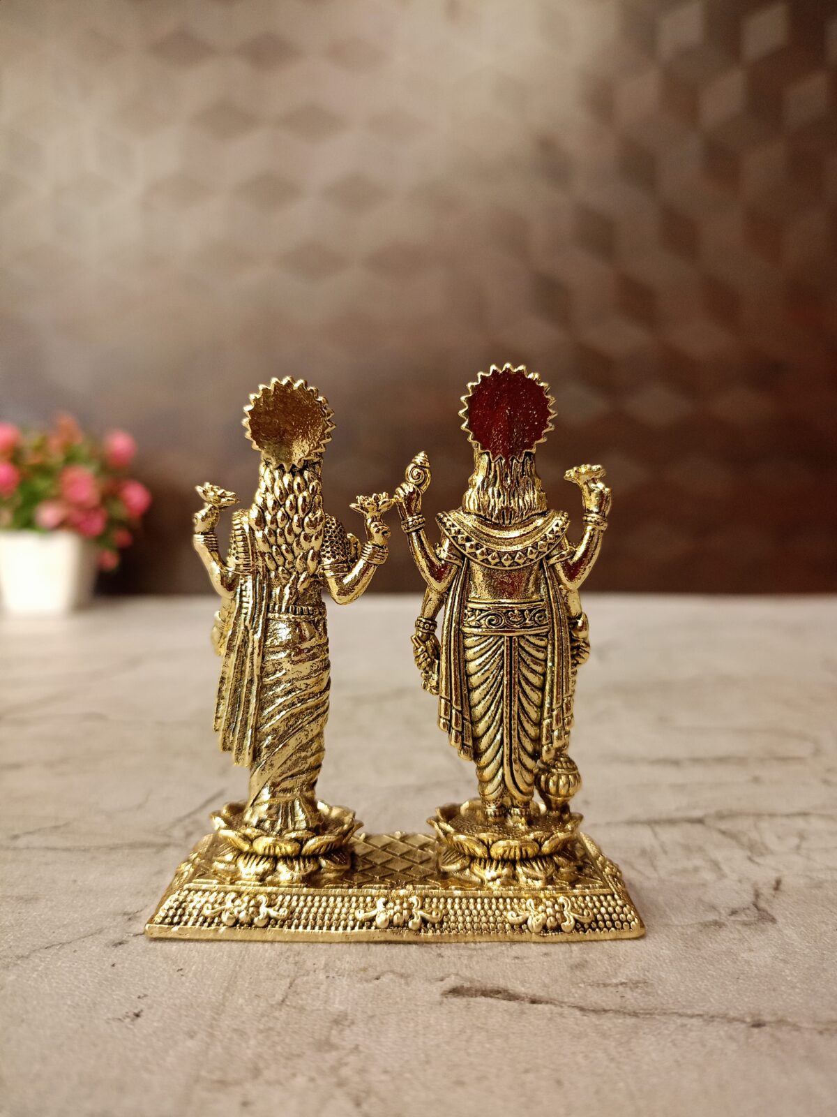 buy brass fine art vishnu lakshmi antique idols best price coimbatore 3 scaled