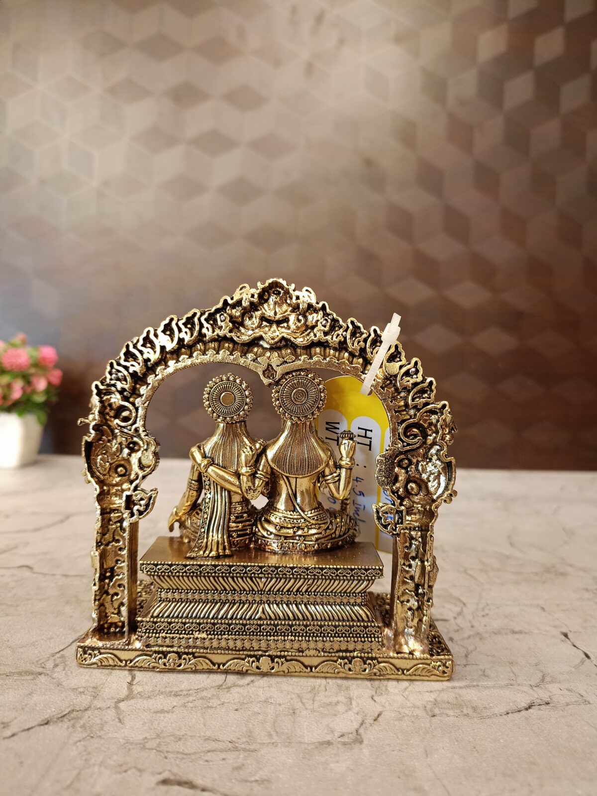 buy brass fine art vishnu lakshmi thiruvach idol best price idol shop india 4 scaled