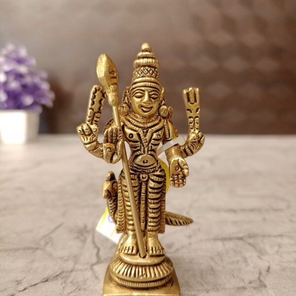 brass murugan idol pooja gift antique vgocart coimbatore india