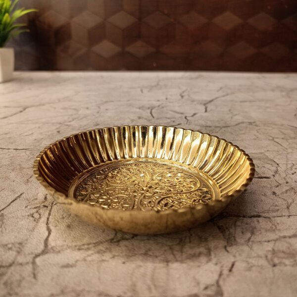 Brass Pooja Plate 1"