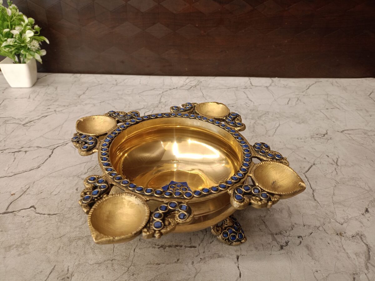brass stone uruli pooja gift vgocart coimbatore india1 scaled