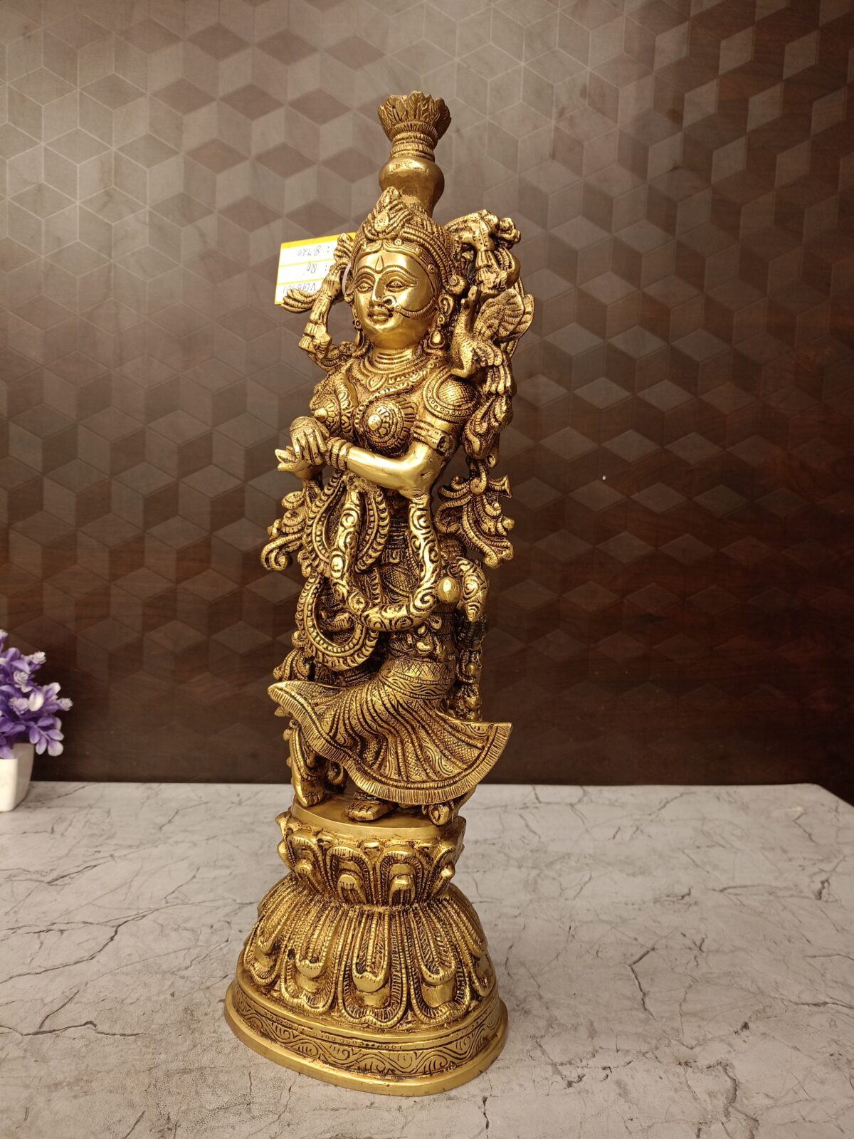 brass radha idol pooja gift vgocart coimbatore india1 scaled
