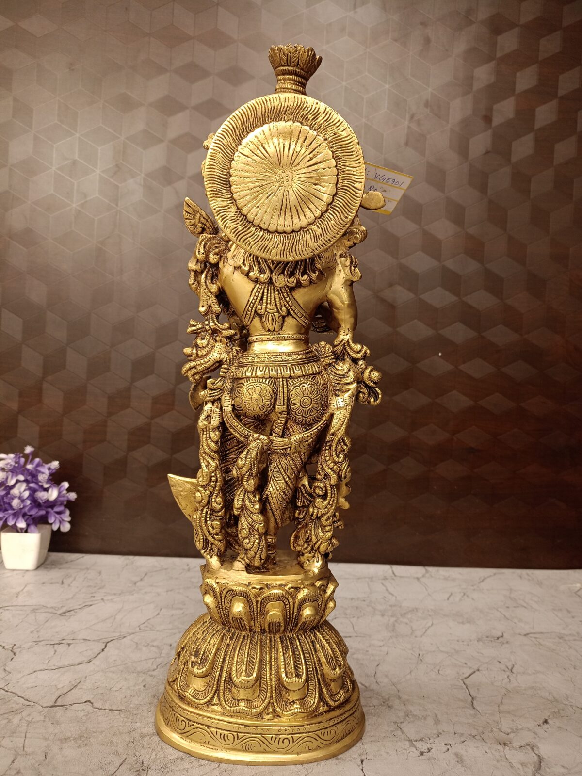 brass radha idol pooja gift vgocart coimbatore india3 scaled