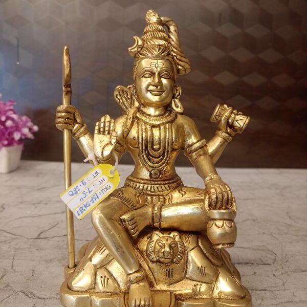 Brass shiva idol