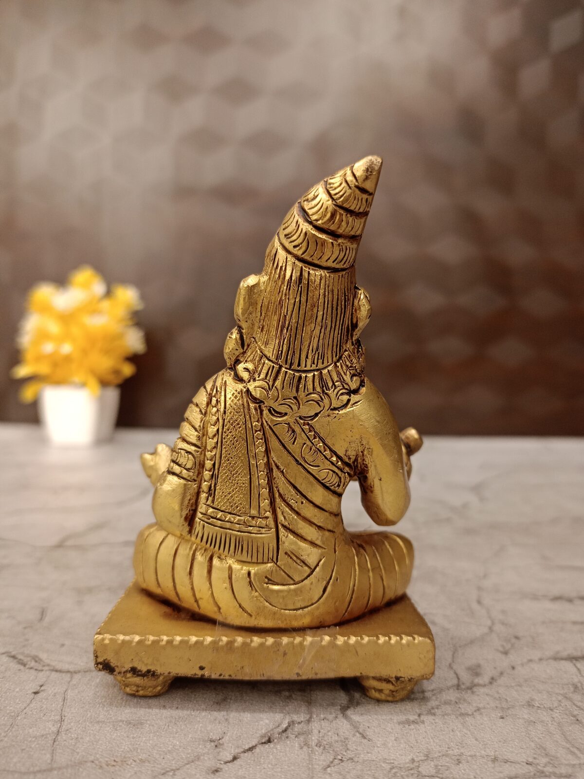 Brass Thiruvalluvar Idol 4" - Image 4