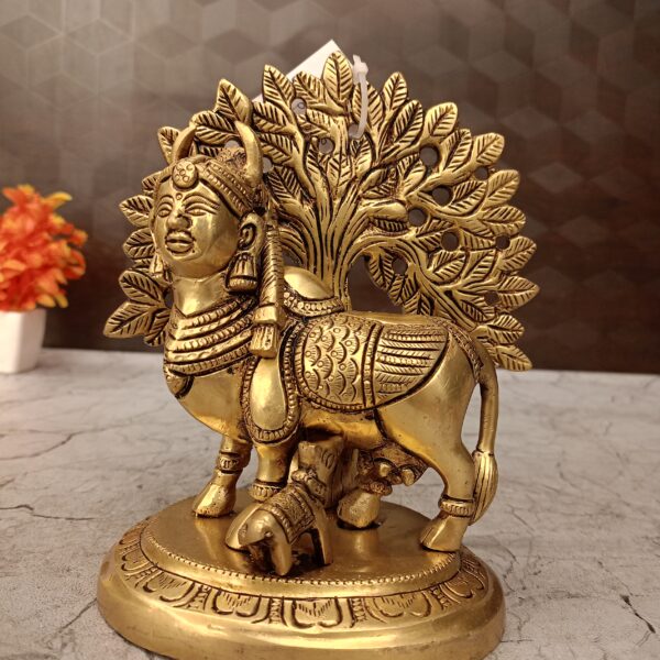 brass tree kamadenu idol