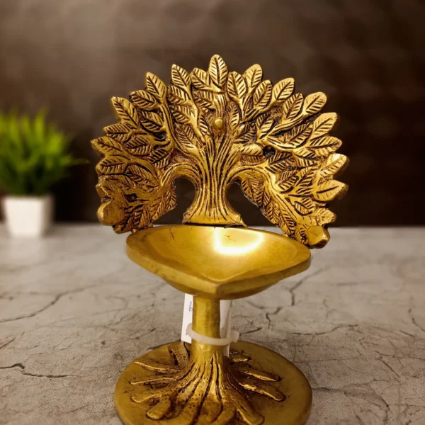 brass-kalpavriksha-diya-with-tree-antique-pooja-gift-vgocart-coimbatore