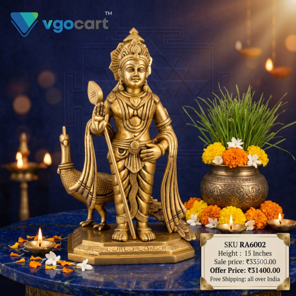 brass balamurugan iol pooja gift vgocart coimbatore india ra6002