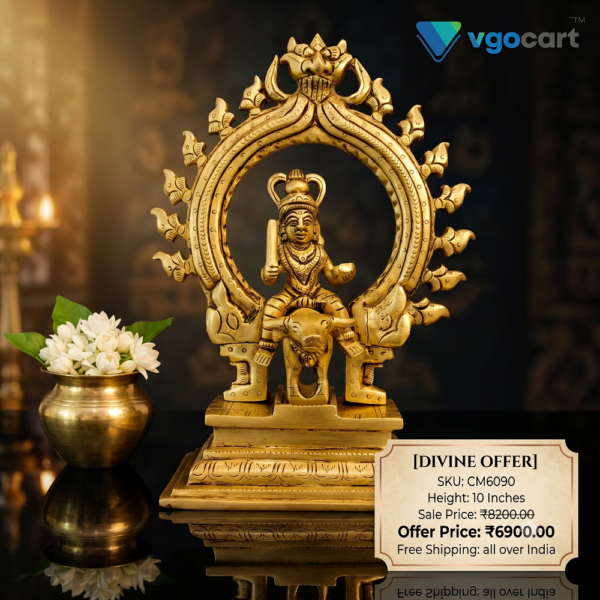 brass dharma raja pooja gift vgocart coimbatore india CM6090