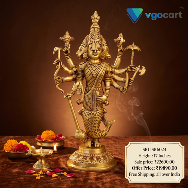 brass dhasavatharam idol pooja gift vgocart coimbatore india SK6024 3